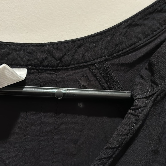 Old Navy Blouse Shirt Black Large - Picture 3 of 16